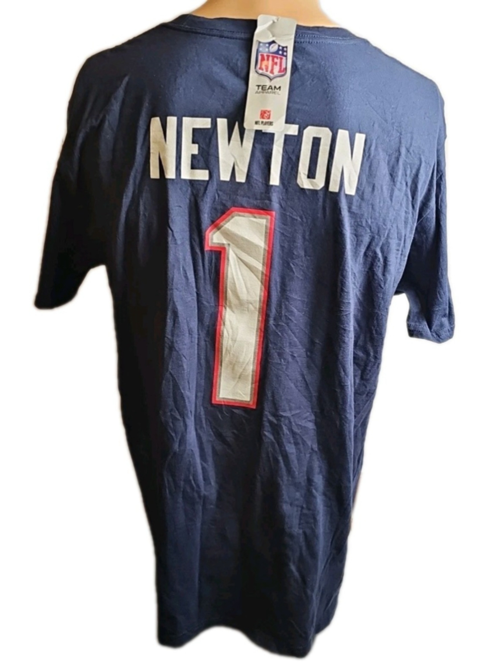 Cam Newton NFL Team Apparel New England Patriots Shirt Size Large New With Tags
